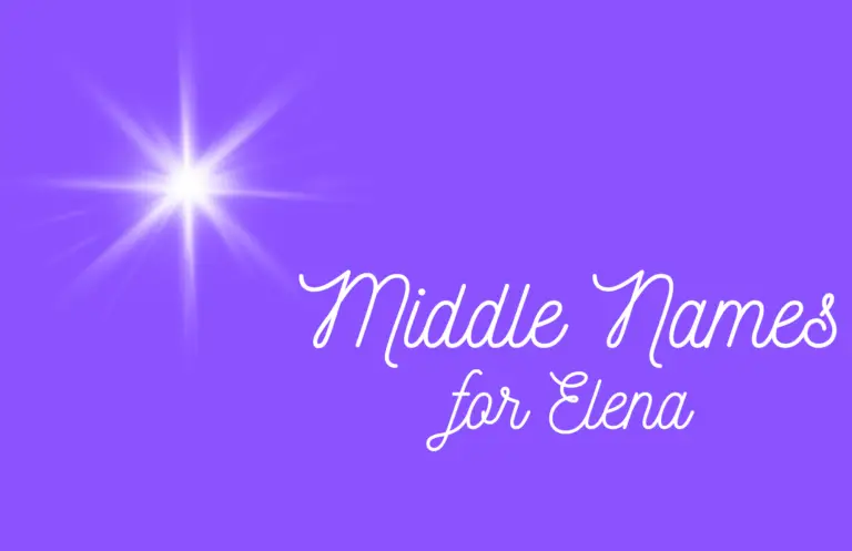 middle names for Elena