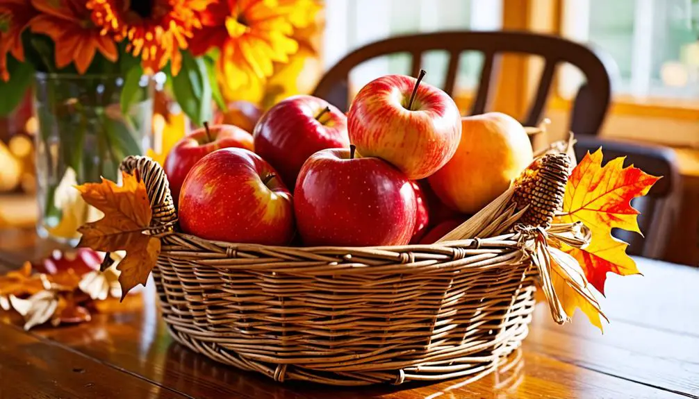 autumn inspired decorative arrangement
