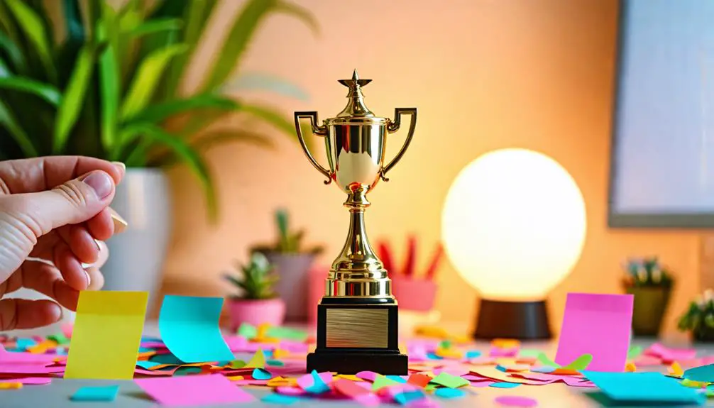 celebrating minor achievements daily