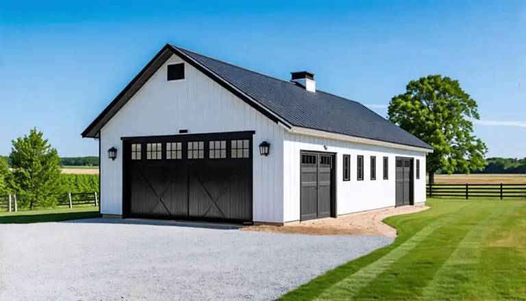 contemporary rustic car storage
