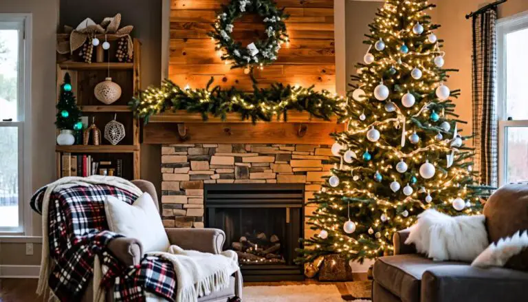 contemporary rustic holiday decorations