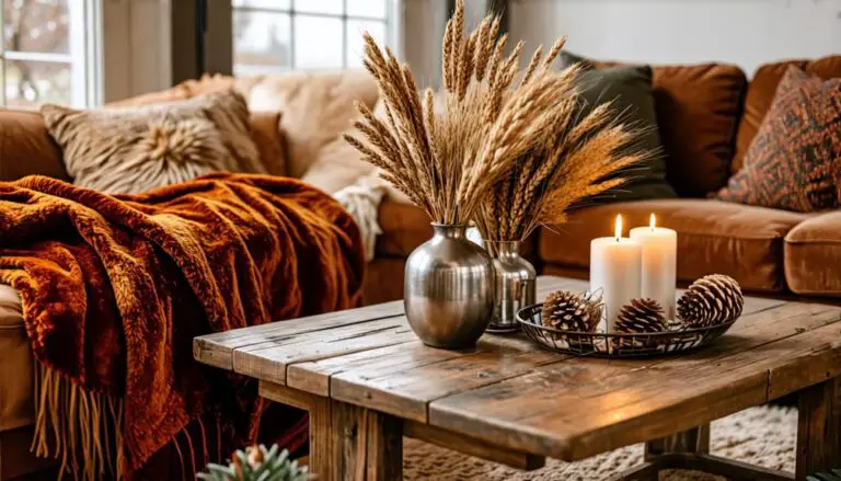 cozy chic fall decor