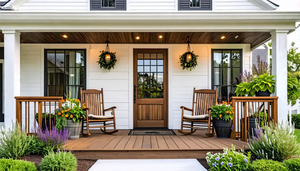 entryway and porch details