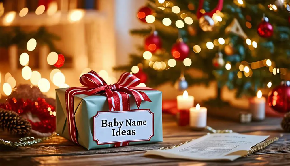 festive holiday baby names