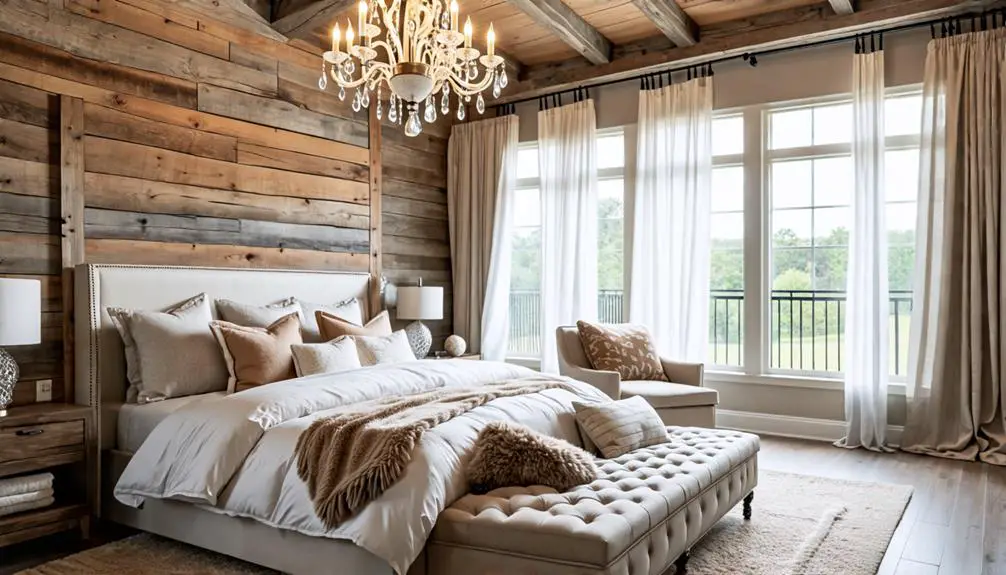 luxurious bedroom amenities included