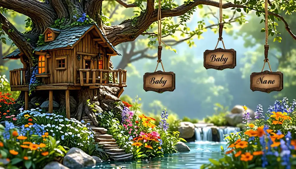nature inspired naming celebration