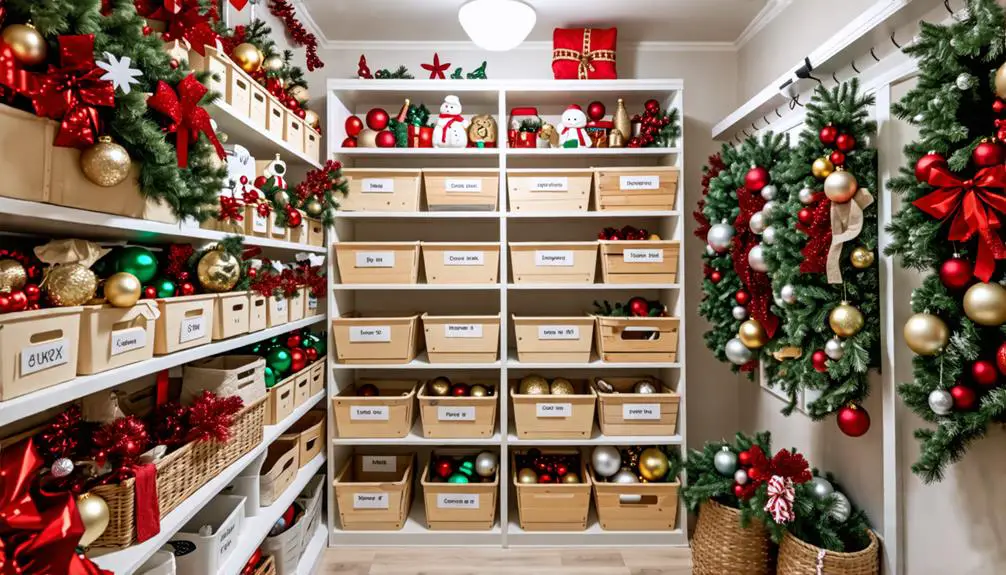 organizing seasonal decor efficiently