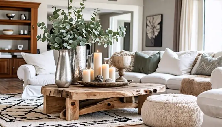 seasonal coffee table decor