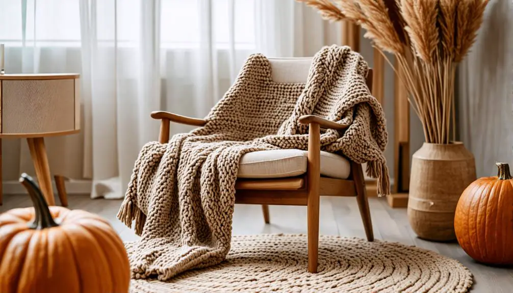 textured throw blanket techniques