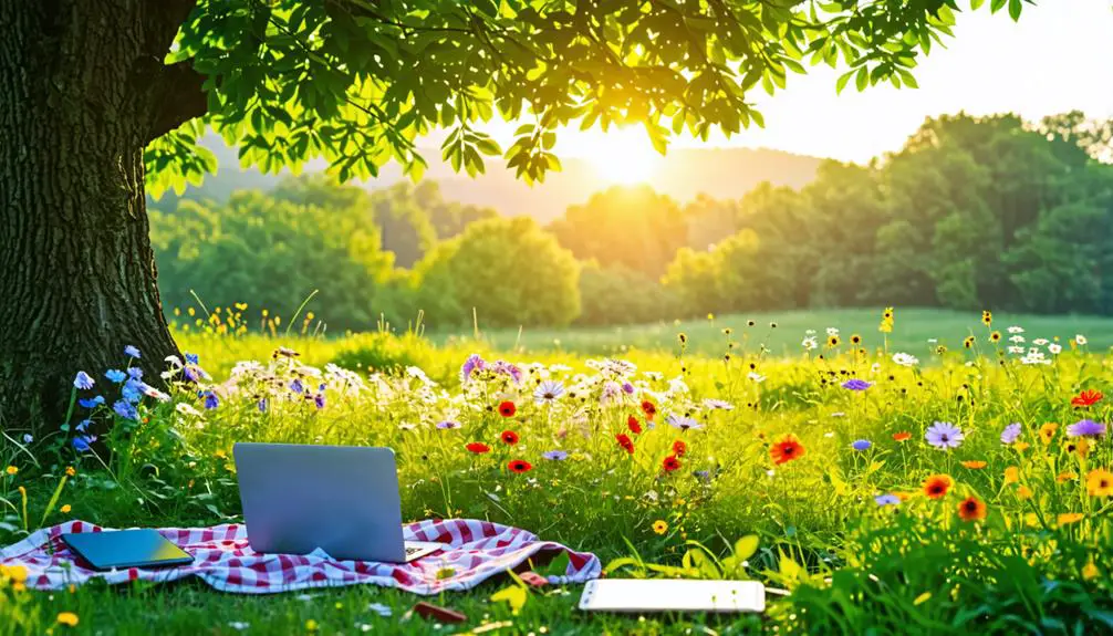 unplugging from digital devices