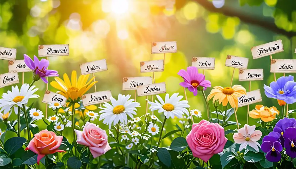 variety of floral nomenclature