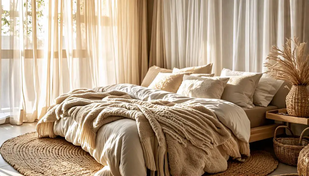 warm fabrics and comfort