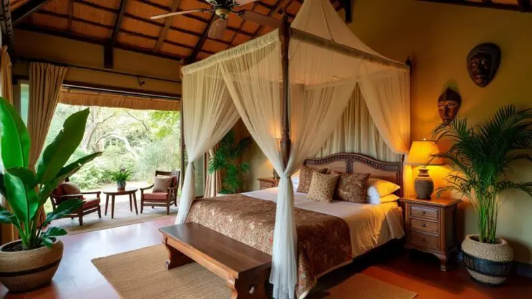 african inspired bedroom makeover