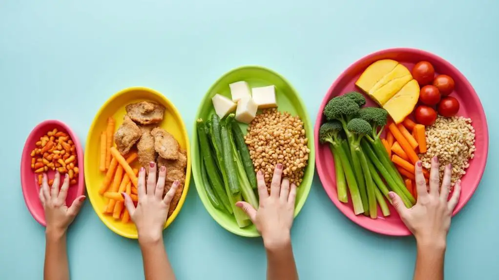 age specific portion size guide