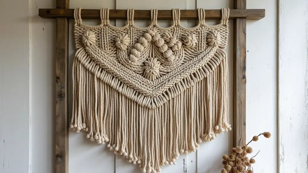 artisan made fabric wall decor