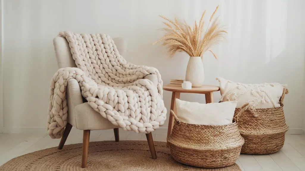 autumn comfort with textures
