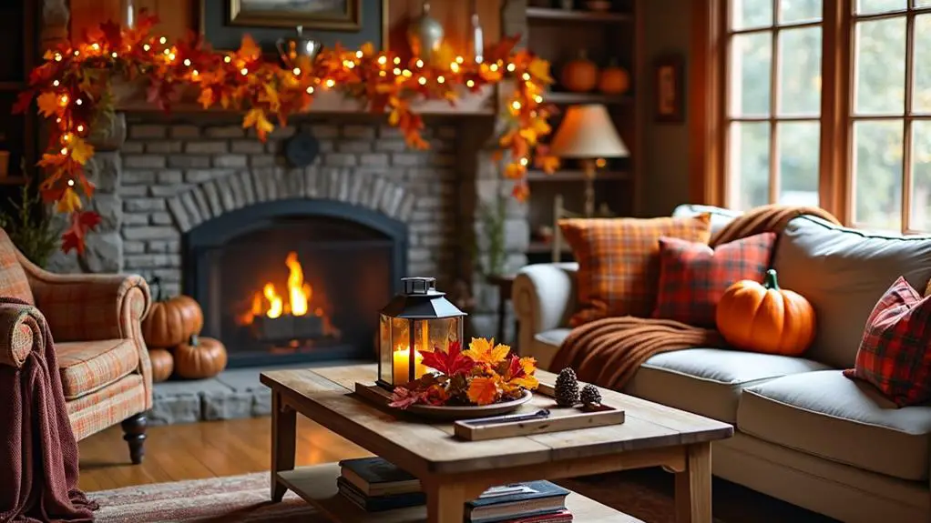 autumn cozy living room