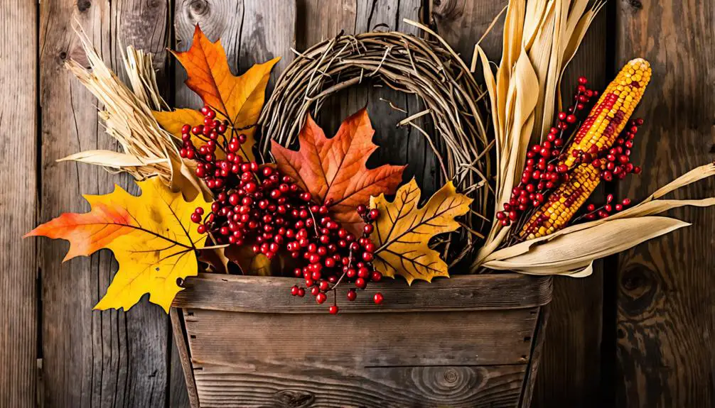 autumn decor craft supplies