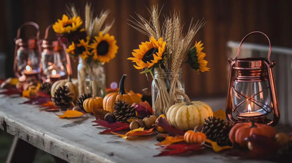 autumn harvest table decor
