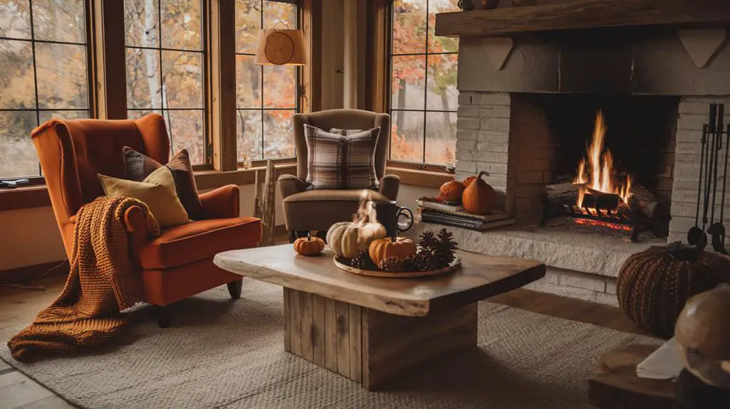 autumn inspired cozy decor