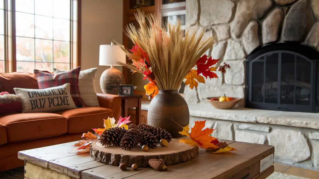 autumn leaves and textures