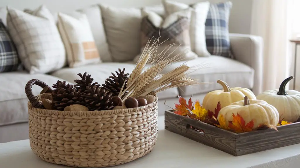 autumn nature inspired decorations