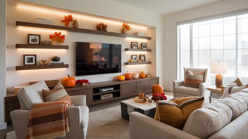 autumn themed electronics decoration ideas