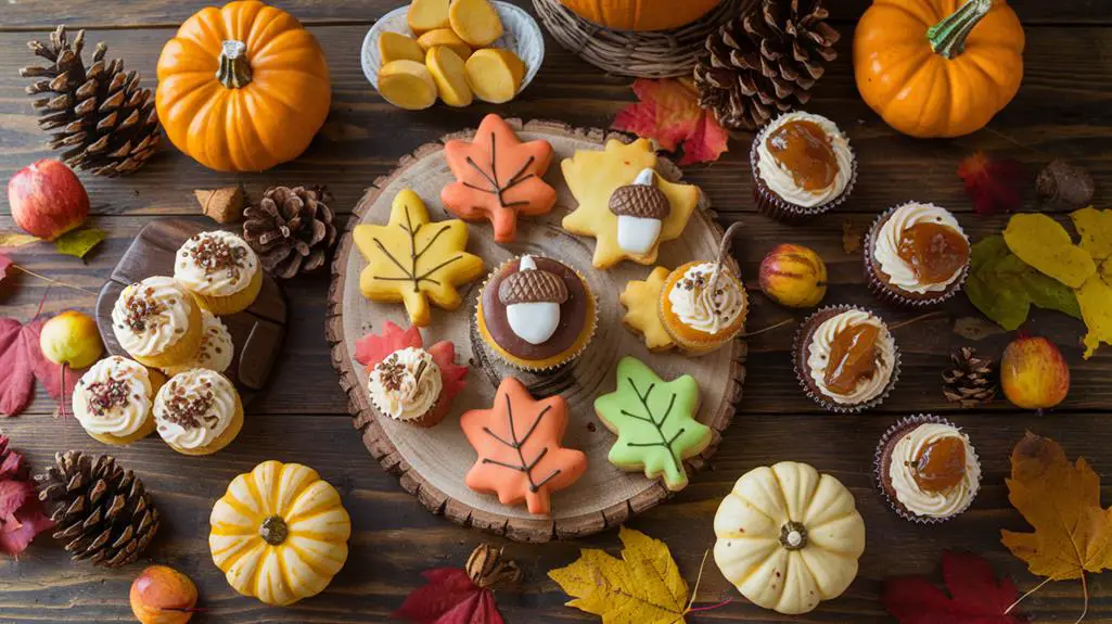 autumn themed gift treats