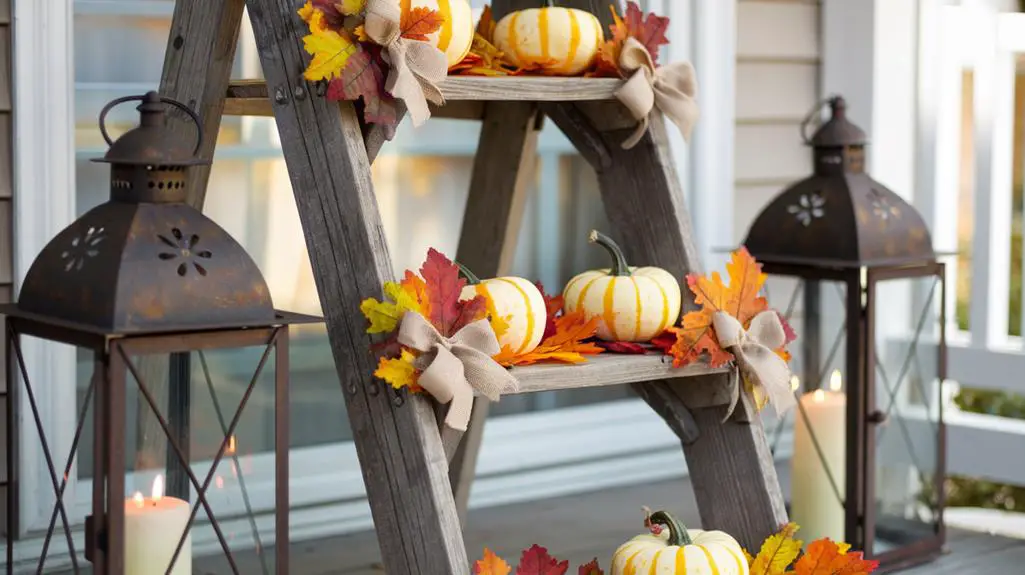 autumn themed outdoor decorations