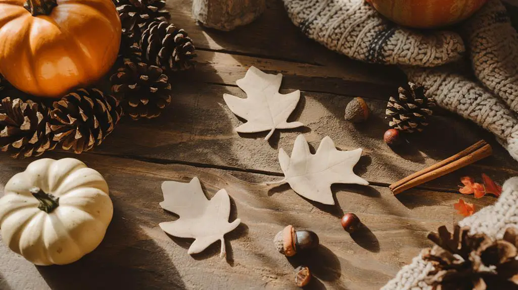 autumn themed wooden crafts