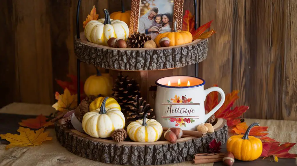 autumn tray decor ideas