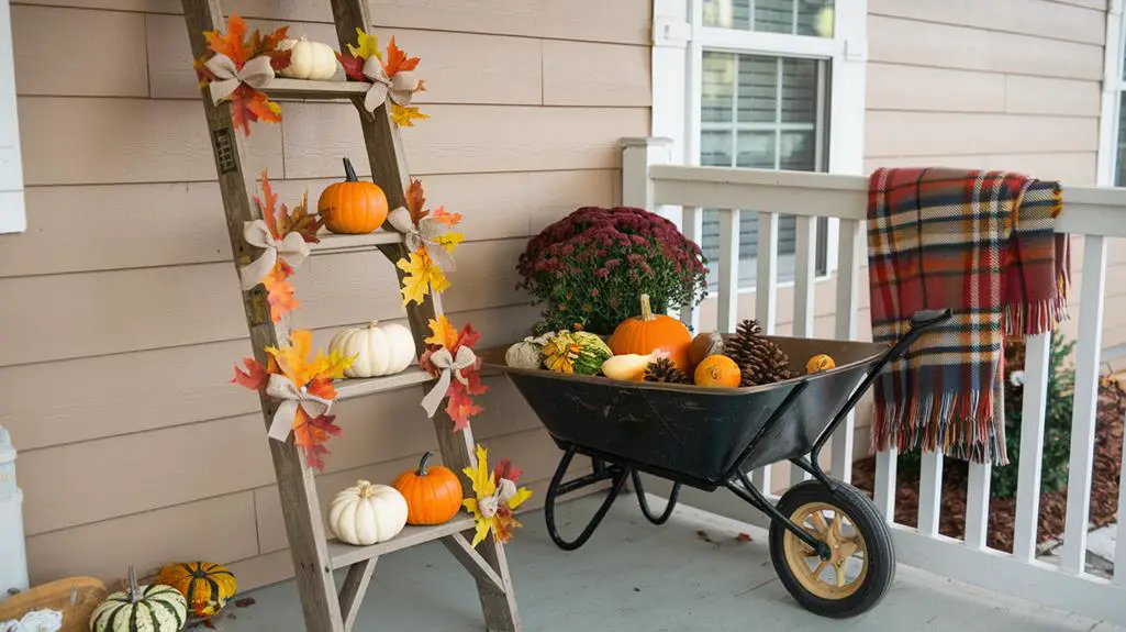 autumnal garden decor ideas
