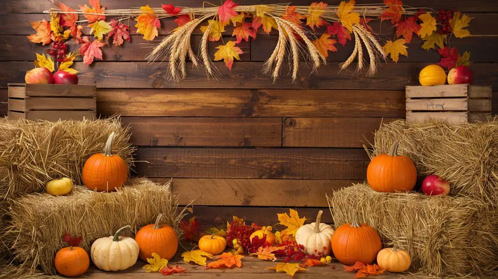 autumnal harvest photo backdrops