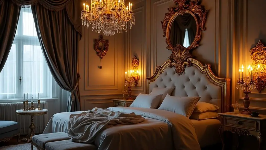 baroque bedroom lighting techniques