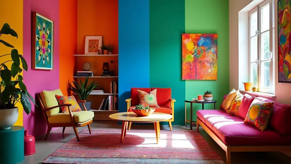 bold and bright hues