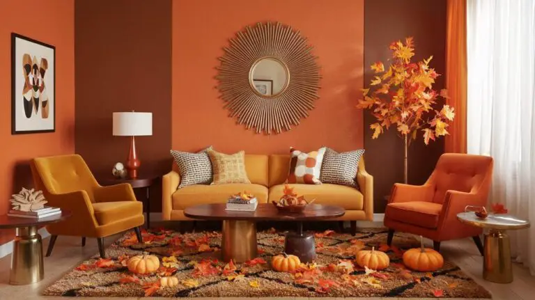 bold retro autumn decor