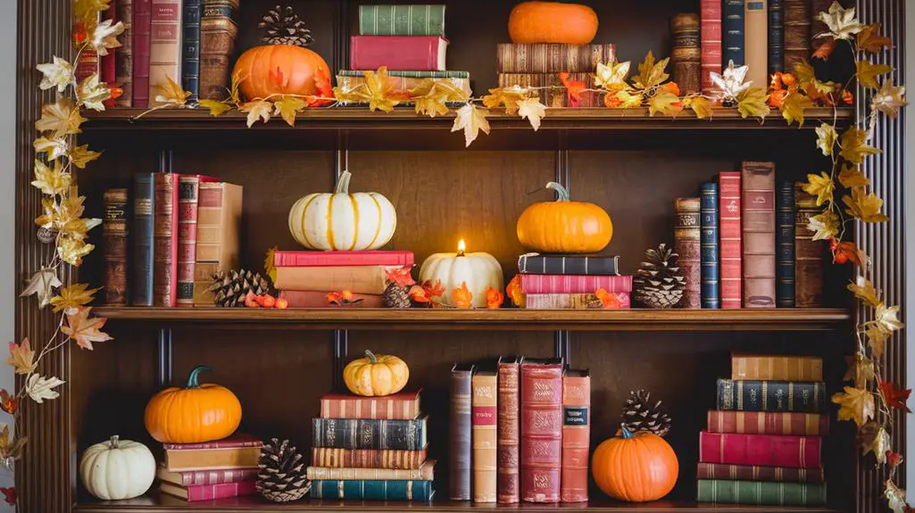 bookshelf styling and organization