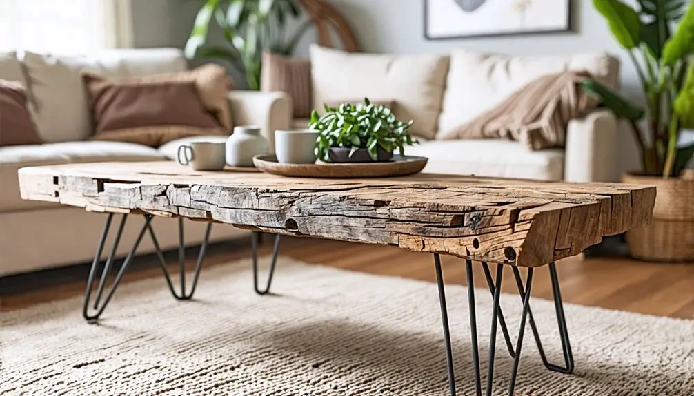 budget friendly rustic coffee table