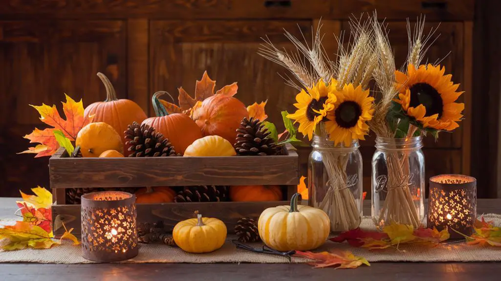 charming rustic table decor