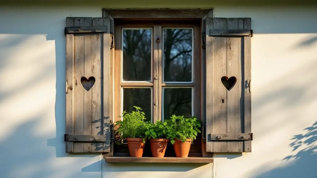 charming rustic window treatments
