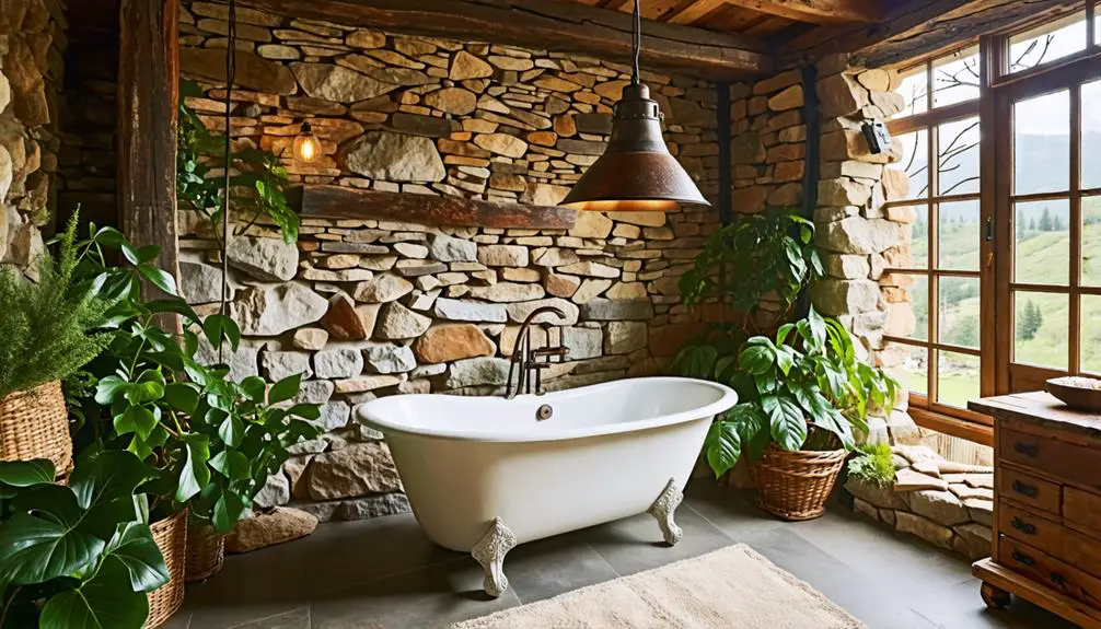 classic retro bathroom illumination