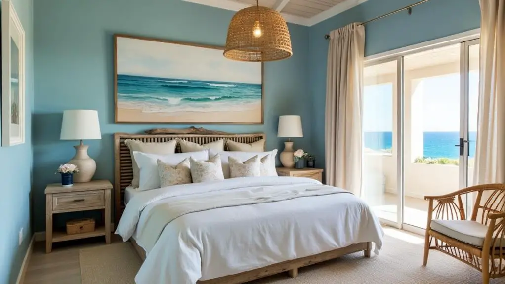 coastal bedroom seasonal refresh