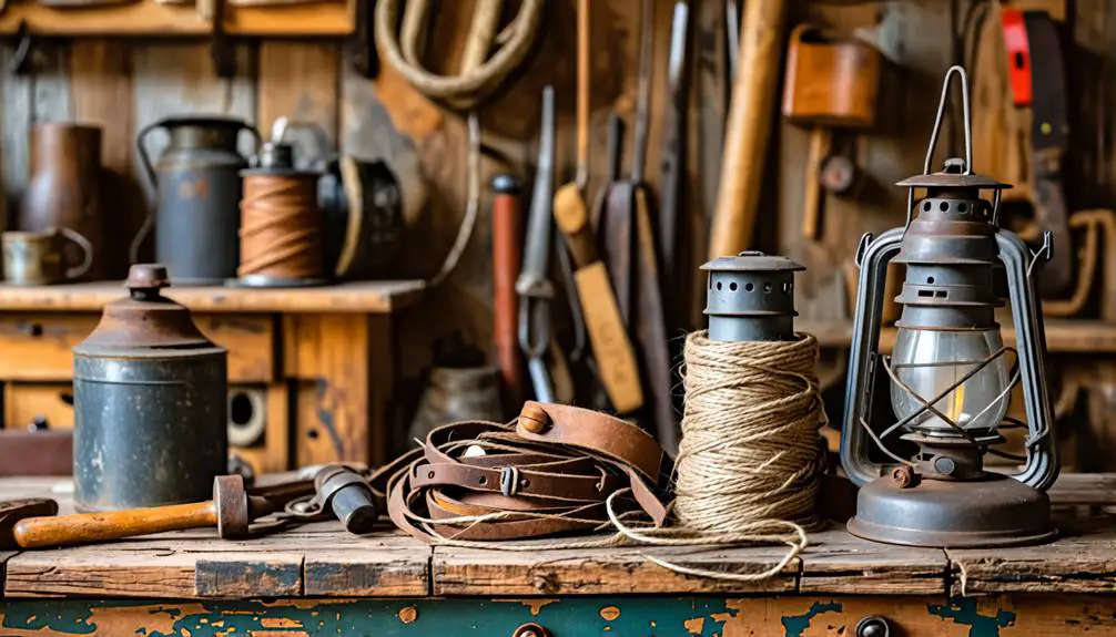 collect supplies and equipment
