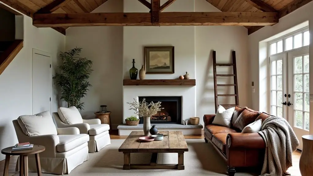 combining wood with fabric