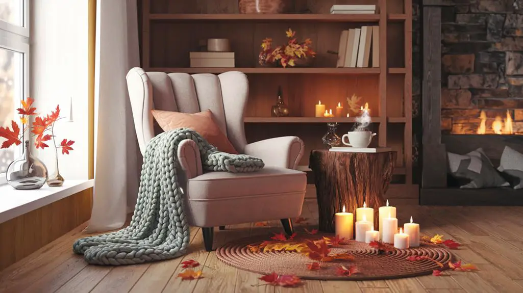 comfortable book corner