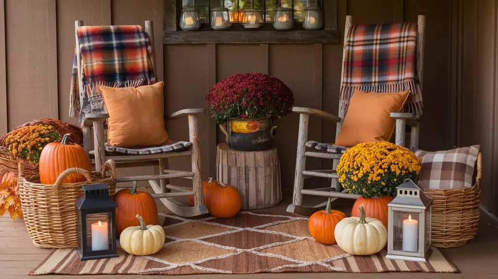 comfortable fabrics and arrangements