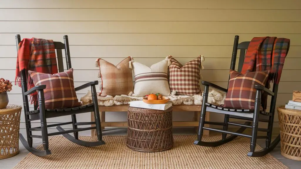 comfortable fabrics and furniture