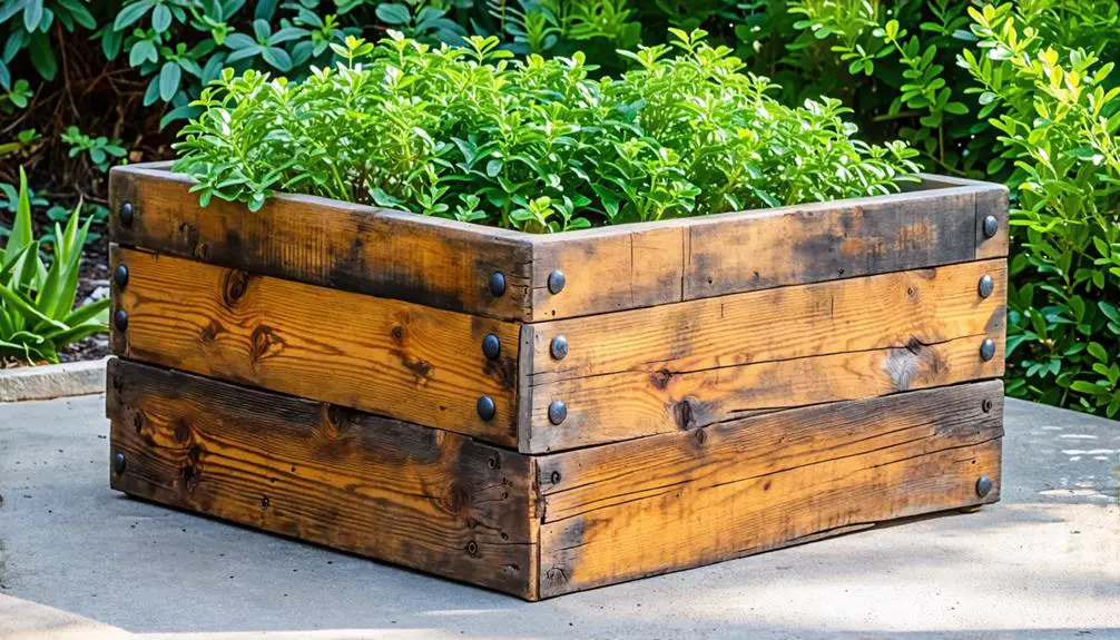 construct and complete planter