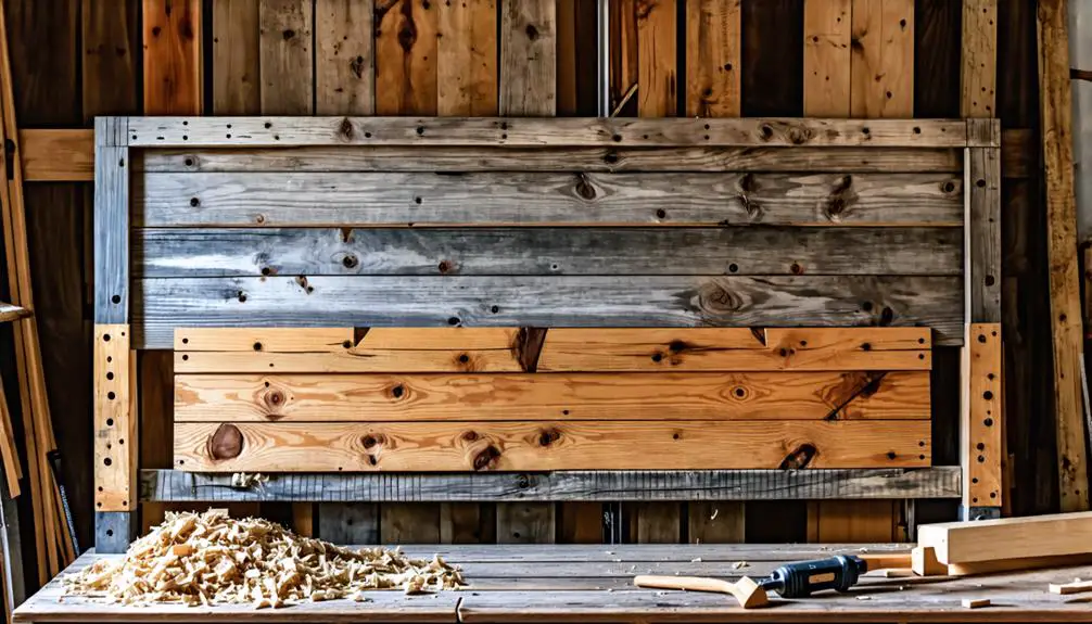 constructing headboard support structure