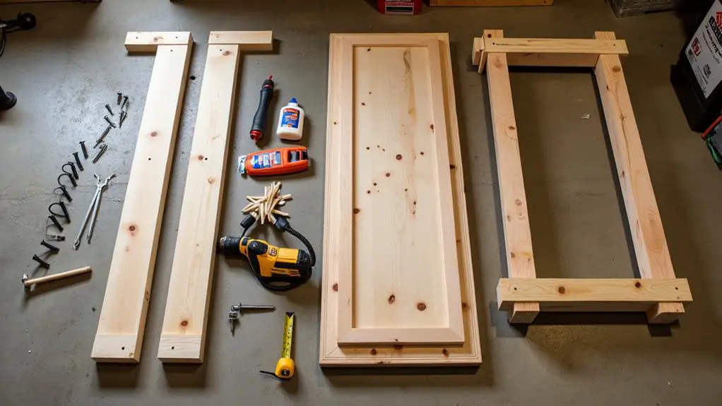 constructing the table foundation